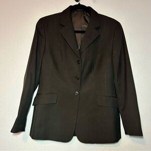 Elegant Black Women's Equestrian Show Jacket Hunt Coat Washable Horse Show